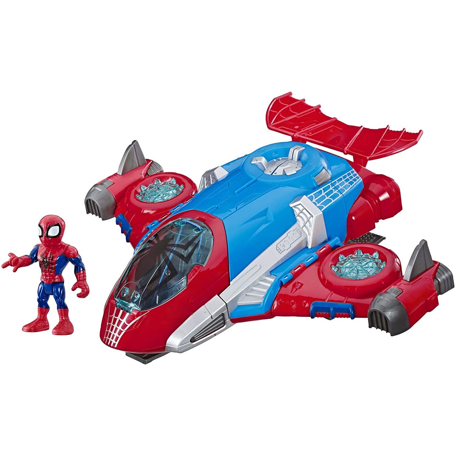 Figurina Hasbro Spiderman cu avion