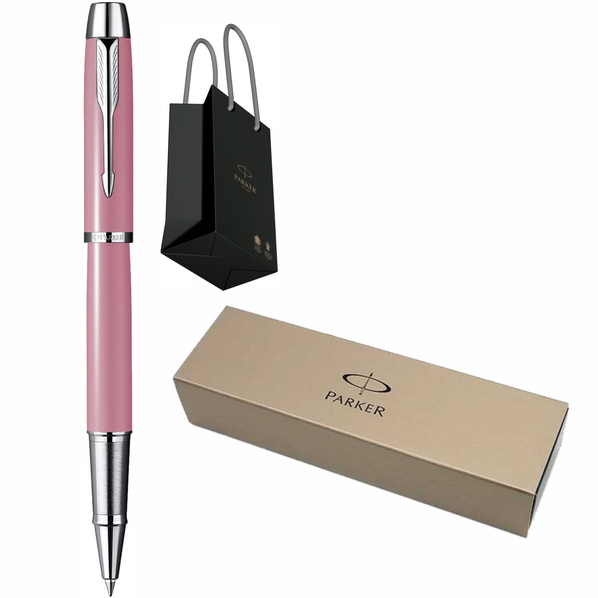 Roller Parker IM Standard Pink CT Personalizat prin Gravura Laser cu Punga Parker