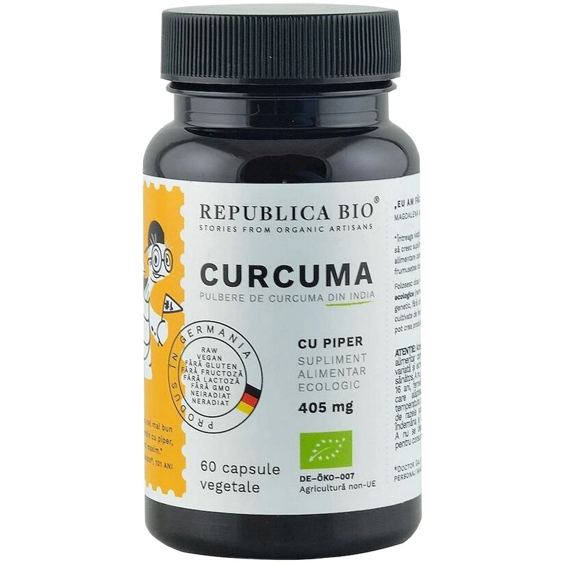 Curcuma ecologica Republica BIO, 60 capsule