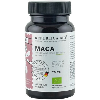 Maca ecologica Republica BIO Extract 4:1, 60 capsule Maca ecologica Republica BIO Extract 4:1, 60 capsule