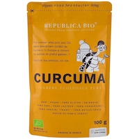 Curcuma, pulbere ecologica pura Republica BIO, 100 g