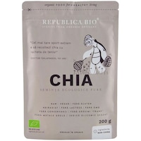 Chia, seminte ecologice pure Republica BIO, 200 g