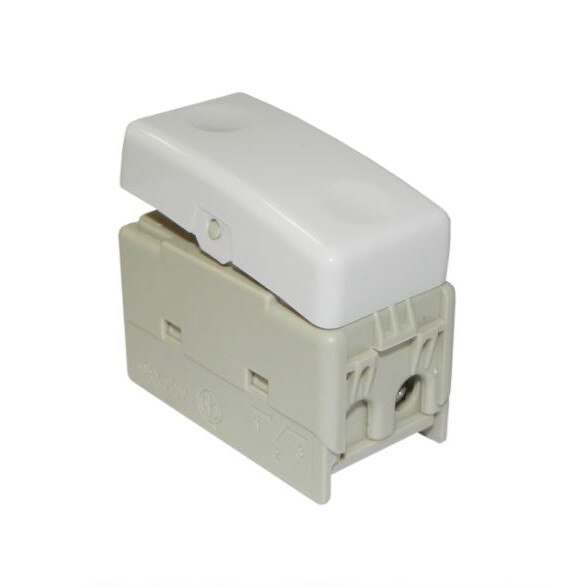 Intrerupator modular cap scara Yriss - alb