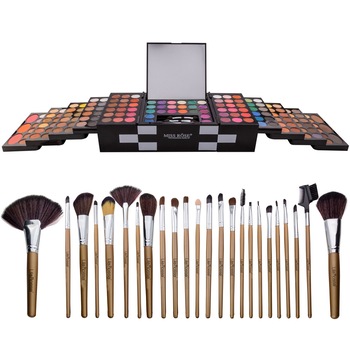 Kit makeup miss rose I'm A Diva trusa cu 148 farduri si set 24 pensule Kit makeup miss rose I'm A Diva trusa cu 148 farduri si set 24 pensule