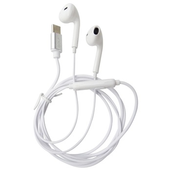 Handsfree (casti) cu fir si microfon Golf GF-M22 mufa Type C alb Handsfree (casti) cu fir si microfon Golf GF-M22 mufa Type C alb