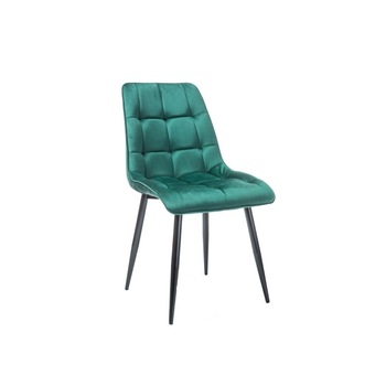 Scaun living, bucatarie Leon, KALENDA, stofa verde 51 x 44 x 89 h cm Scaun living, bucatarie Leon, KALENDA, stofa verde 51 x 44 x 89 h cm