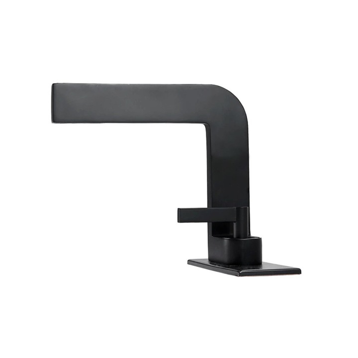 OEm mosdócsaptelep, modern, matt fekete, L