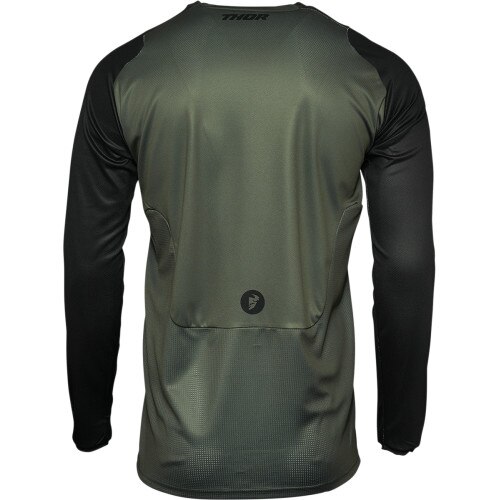Tricou THOR Pulse Racer, Negru/Army, L