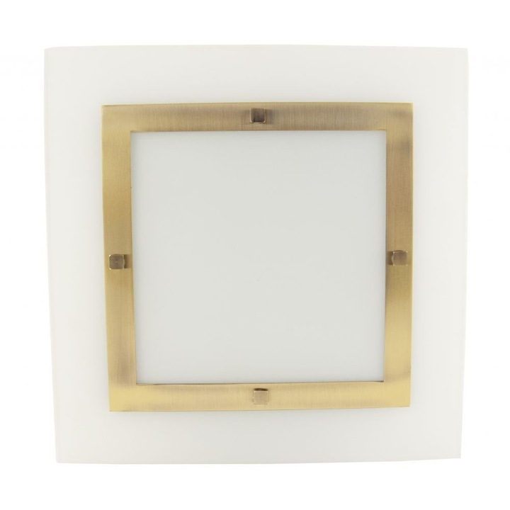 Landlite KABIRA MW-4206A/12", antik bronz mennyezeti lámpa, 2xE27 60W