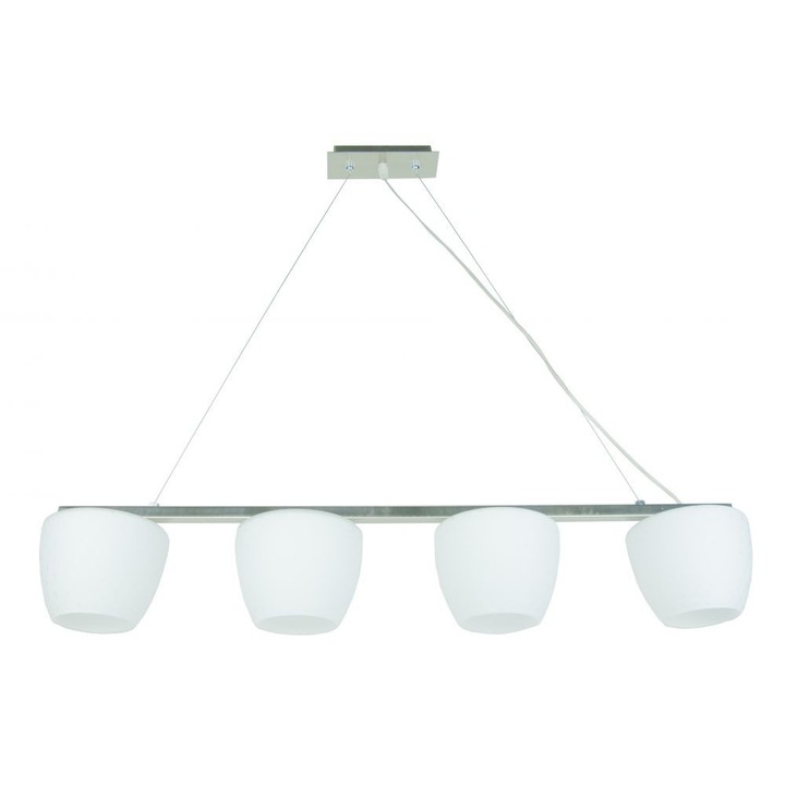 Landlite MW-5362/4P-S matt króm függeszték E14 foglalattal, max 60W