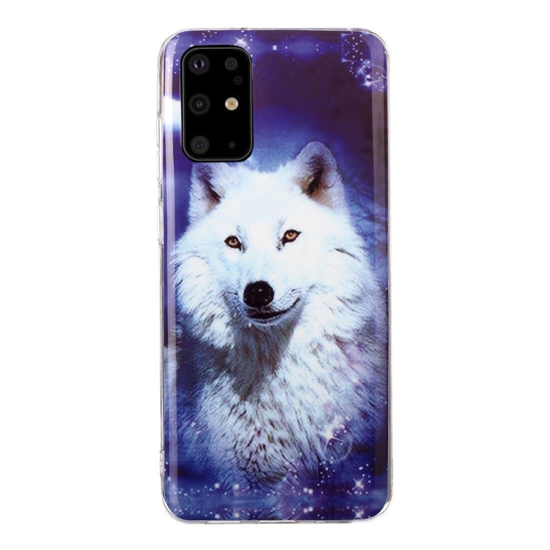 Husa silicon Samsung Galaxy A21s model White Wolf, Silicon, TPU Viceversa Multicolor