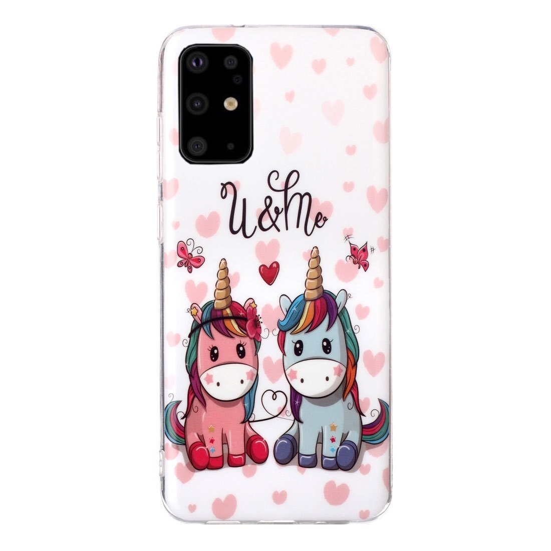 Husa silicon Samsung Galaxy S20 Plus model Love Unicorns, Silicon, TPU Viceversa Multicolor