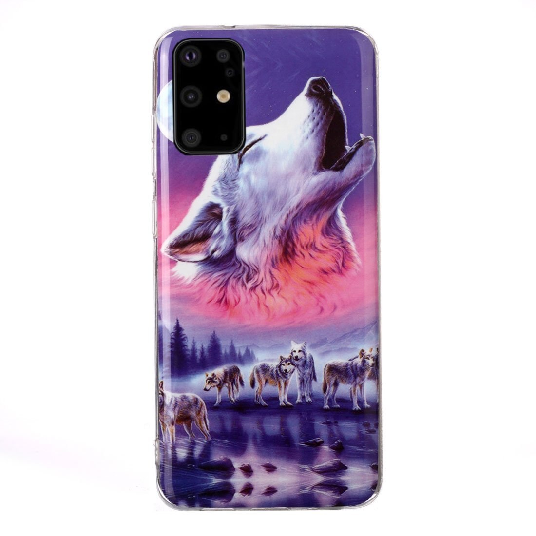 Husa silicon Samsung Galaxy S20 Plus model Wolf Pack, Silicon, TPU Viceversa Multicolor
