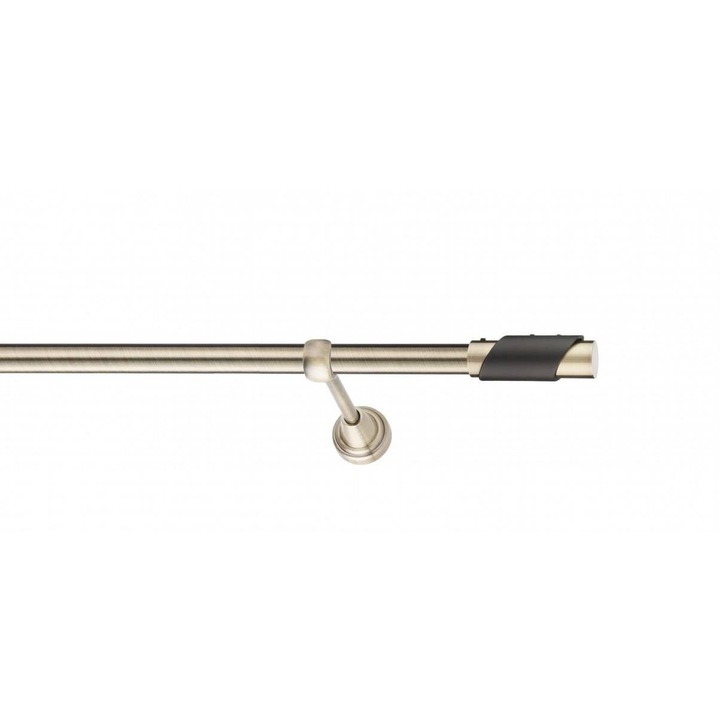 Galerie metalica Paris -fara inele, simpla - clasic, 19mm x 2.8m, antique brass (auriu antic)