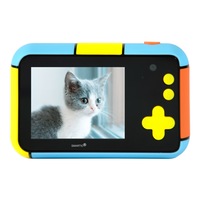 camera mini digitala pentru copii cu lentila dubla de 24 mp display 24 inch functie selfie rezolutie 1920x1080  inregistrare video foto smartic multicolor imagen 8_0_
0