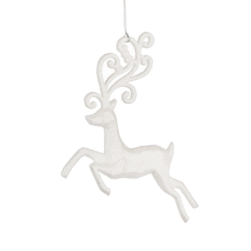 Figurina de plastic in forma de cerb de brad, h 13 cm