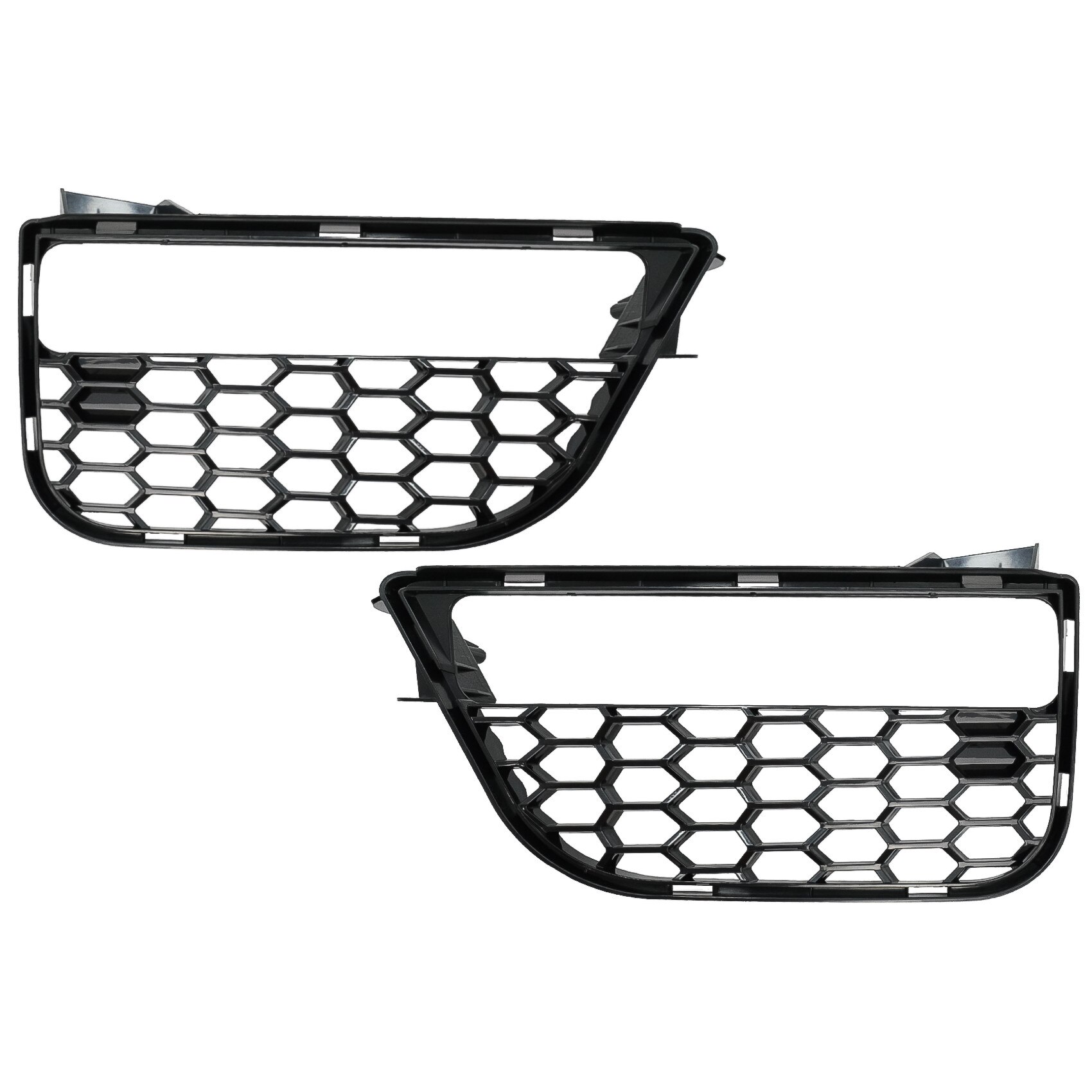 Set 2 Grile Laterale compatibil cu BMW Seria 5 G30 G31 (2017-up) M5 Design Negru Lucios
