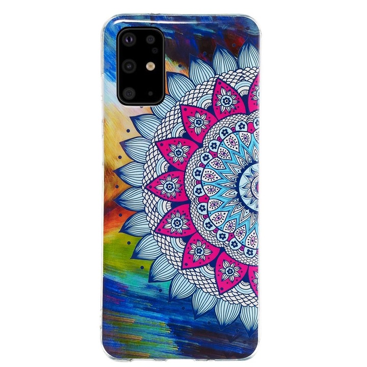 Husa silicon compatibil cu SAMSUNG Galaxy A21s model Mandala, Silicon, TPU Viceversa Multicolor