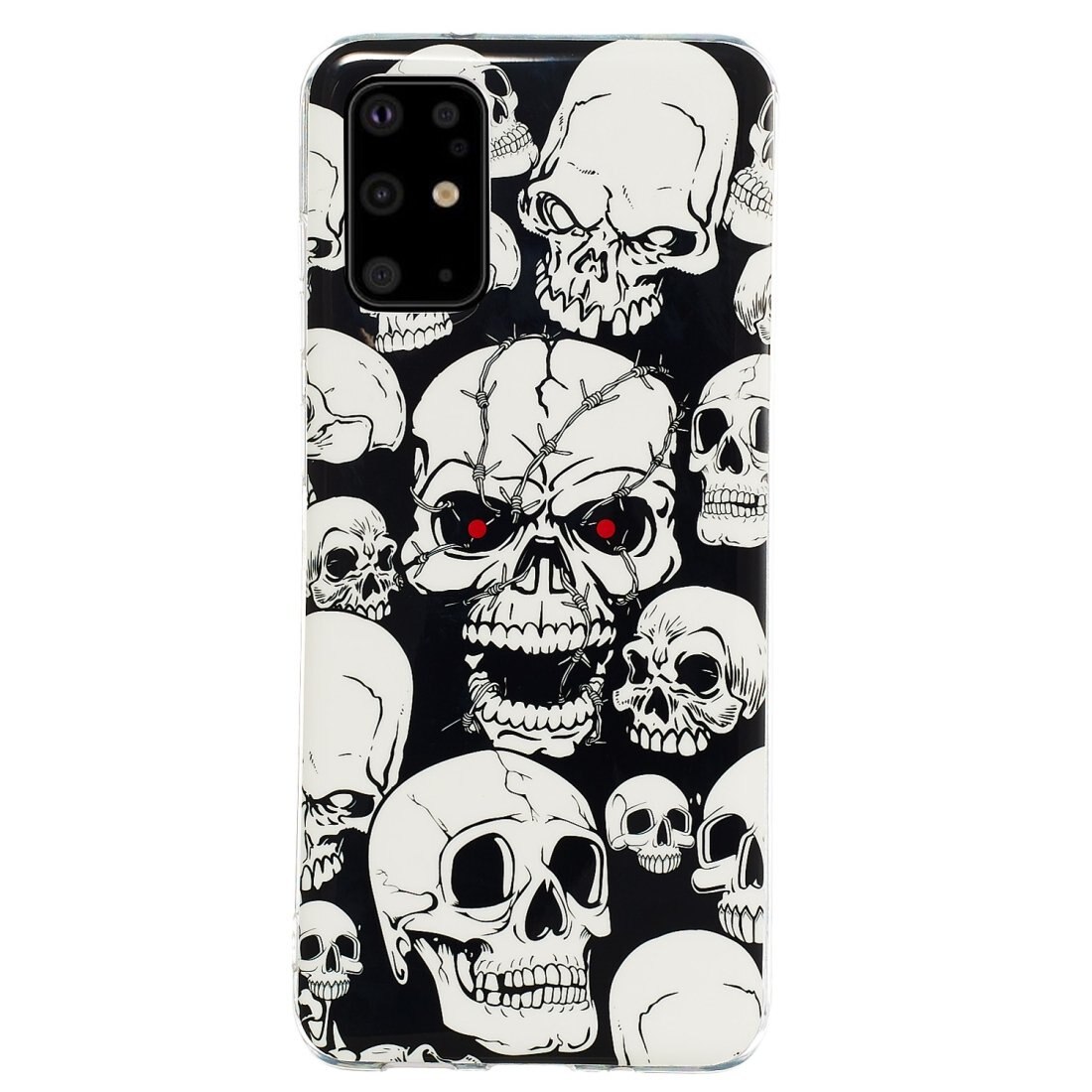 Husa silicon Samsung Galaxy S20 Plus model Skulls, Silicon, TPU Viceversa Multicolor