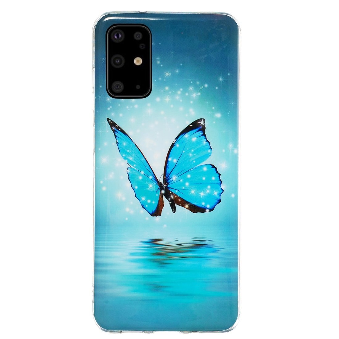 Husa silicon Samsung Galaxy S20 Plus model Butterfly, Silicon, TPU Viceversa Multicolor