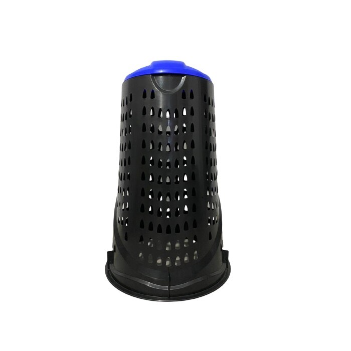 Cos pentru strans frunzele sau deseurile din gradina, negru/ albastru, 110 l