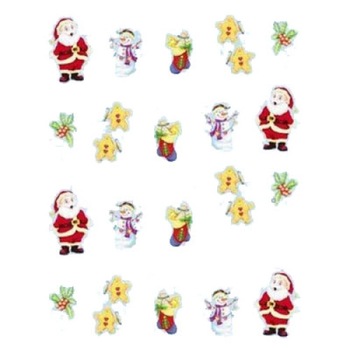 Sticker nail art Lila Rossa, pentru Craciun, Revelion si iarna, LR-1914 Sticker nail art Lila Rossa, pentru Craciun, Revelion si iarna, LR-1914