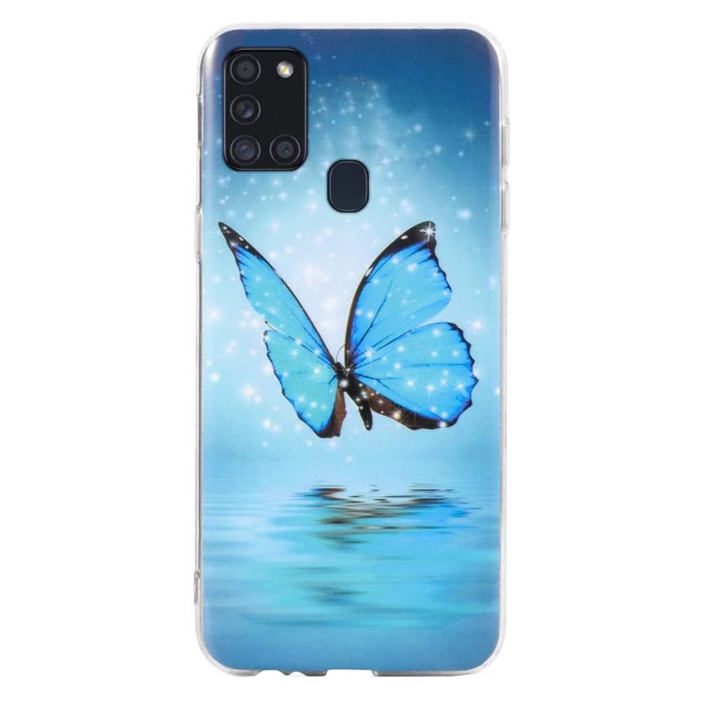 Husa silicon Samsung Galaxy A21s model Butterfly, Silicon, TPU Viceversa Multicolor