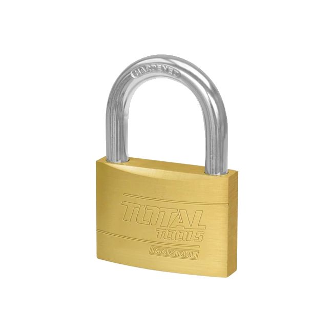 Lacat din alama, cu 3 chei, 30mm, 84g, Total Industrial