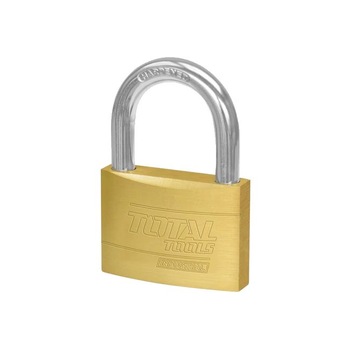 Lacat din alama, cu 3 chei, 30mm, 84g, Total Industrial Lacat din alama, cu 3 chei, 30mm, 84g, Total Industrial