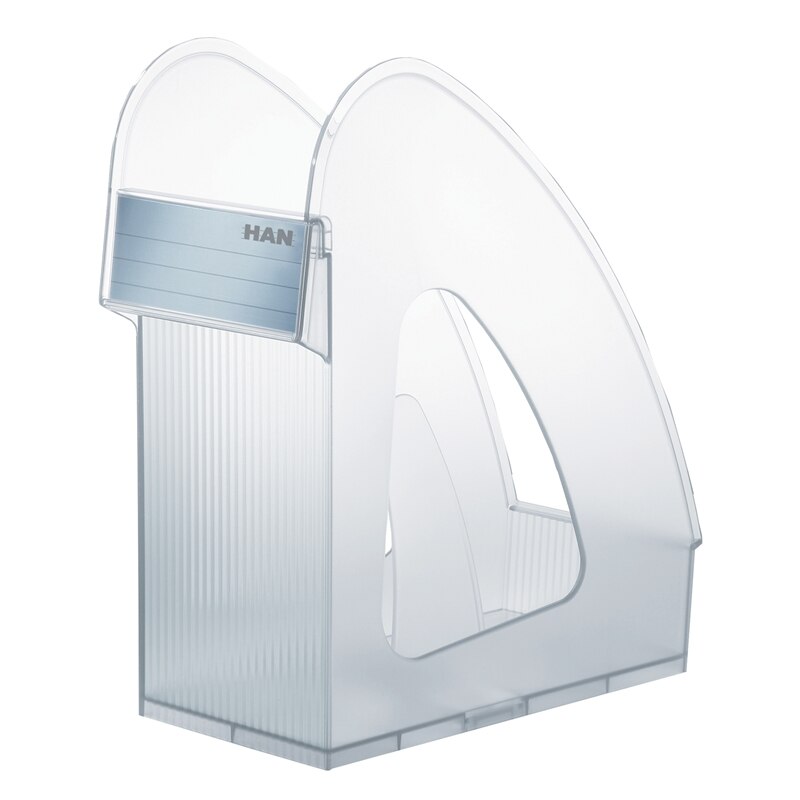 Suport pentru documente Han Galaxy, 120 x 65 x 285 mm, Capacitate dubla, Transparent