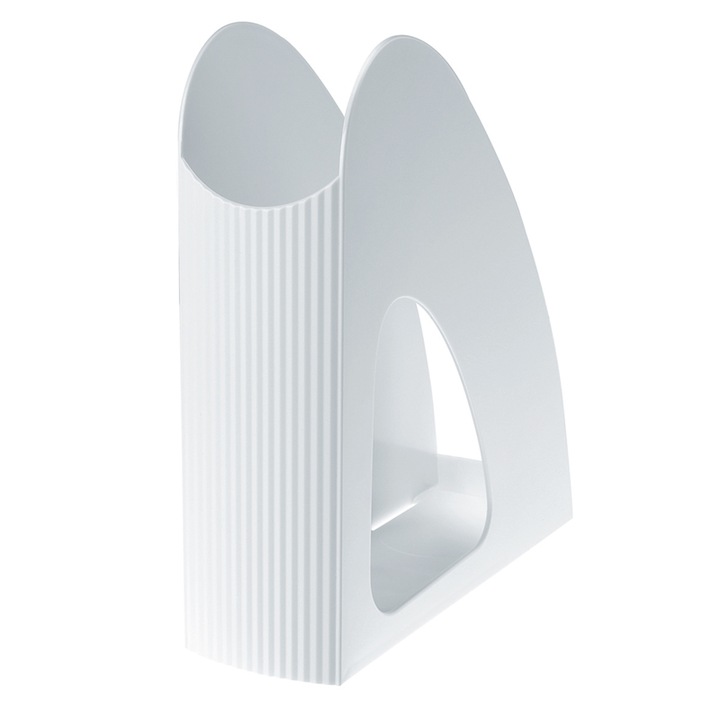 Suport vertical documente Han, Loop, Plastic, A4, 76x257x239 mm, Alb