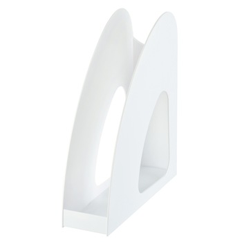 Suport vertical documente Han, Loop, Plastic, A4, 76x257x239 mm, Alb Suport vertical documente Han, Loop, Plastic, A4, 76x257x239 mm, Alb