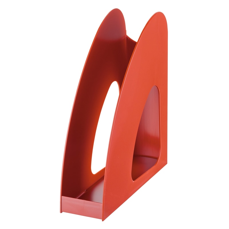 Suport vertical documente Han, Loop, Plastic, A4, 76x257x239 mm, Rosu