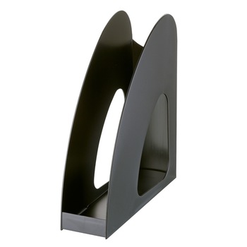 Suport vertical documente Han, Loop, Plastic, A4, 76x257x239 mm, Negru Suport vertical documente Han, Loop, Plastic, A4, 76x257x239 mm, Negru