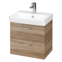 set baza mobilier cersanit lara slim 50  lavoar cersanit mille slim 50 pal lacuit 2 sertare inchidere lenta 494x347x46 cm nuc imagen 11_0_
0