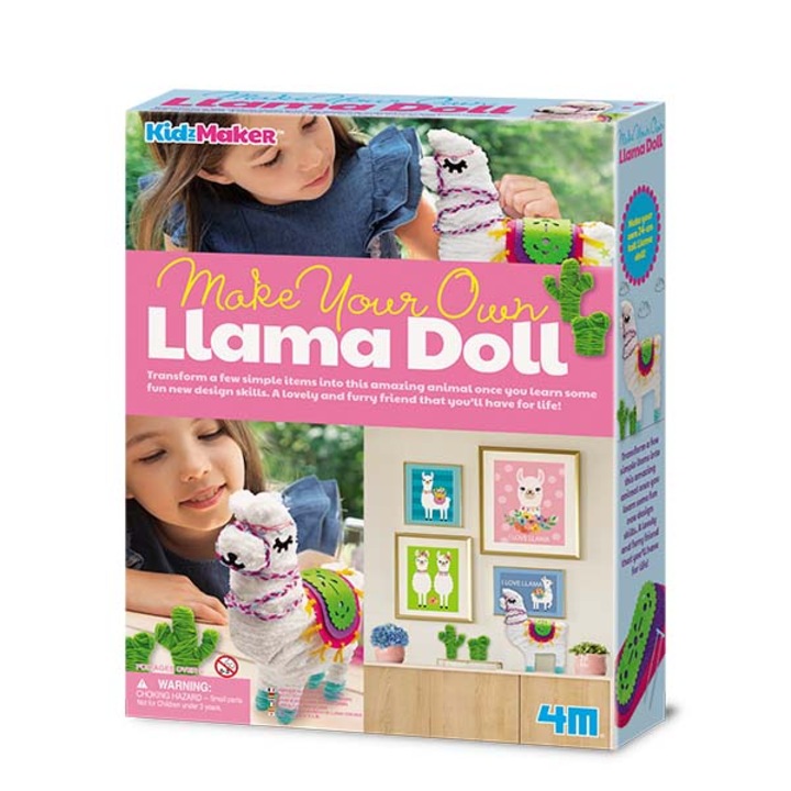 Лама кукла - Направи сам, Творчески комплект, 4М, Възраст 5+ години