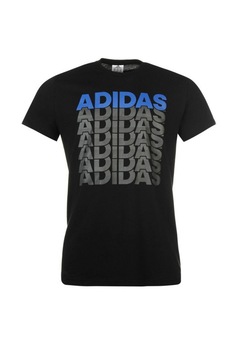 Adidas, Tricou Repeated, Bumbac, L, Negru Adidas, Tricou Repeated, Bumbac, L, Negru