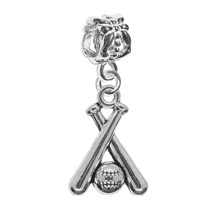Charm medál ezüst Bat baseball labda 9865360 Dras