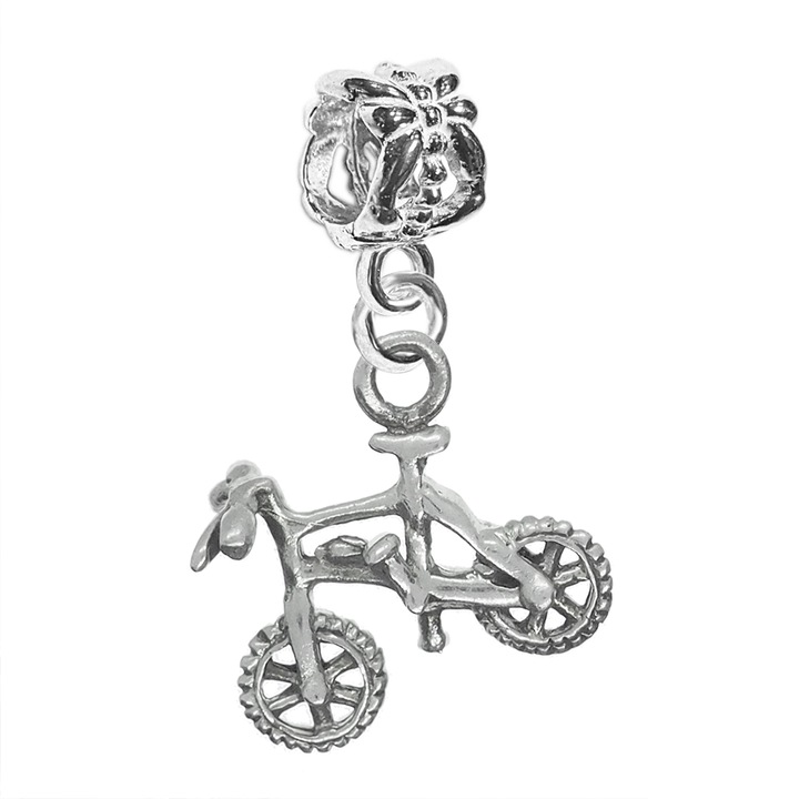 Charm ezüst kerékpár 6574340 Dras