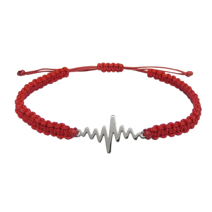 Egyedi, kézzel szőtt kék zsinór karkötő Ezüst pulzus 9586270 Dras 5395