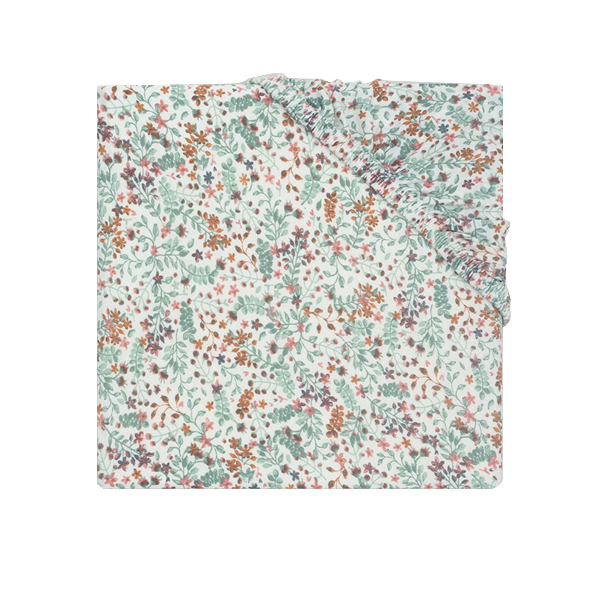 Cearsaf cu elastic Jollein jrs 75x95cm Bloom