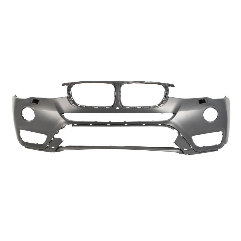 Bara fata BLIC, pentru BMW X3 F25 04.2014-10.2017, Cu Gauri pentru Spalatoare de Faruri, Proiectoare de ceata si Camera