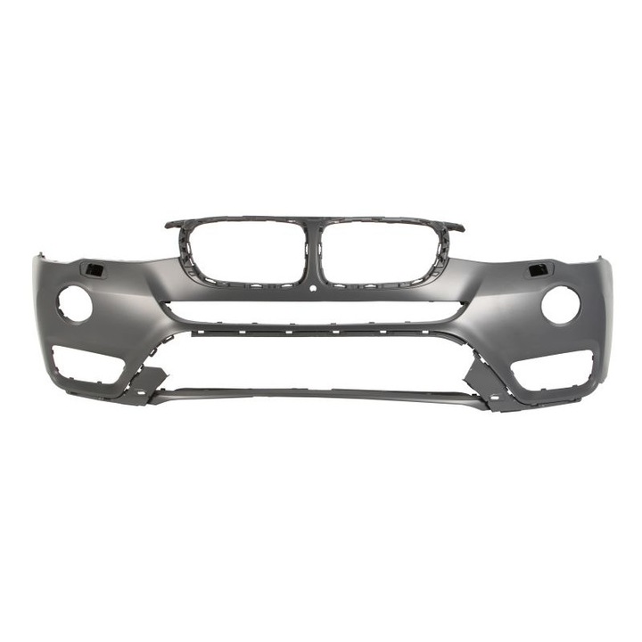 Bara fata BLIC, pentru BMW X3 F25 04.2014-10.2017, Cu Gauri pentru Spalatoare de Faruri, Proiectoare de ceata si Camera