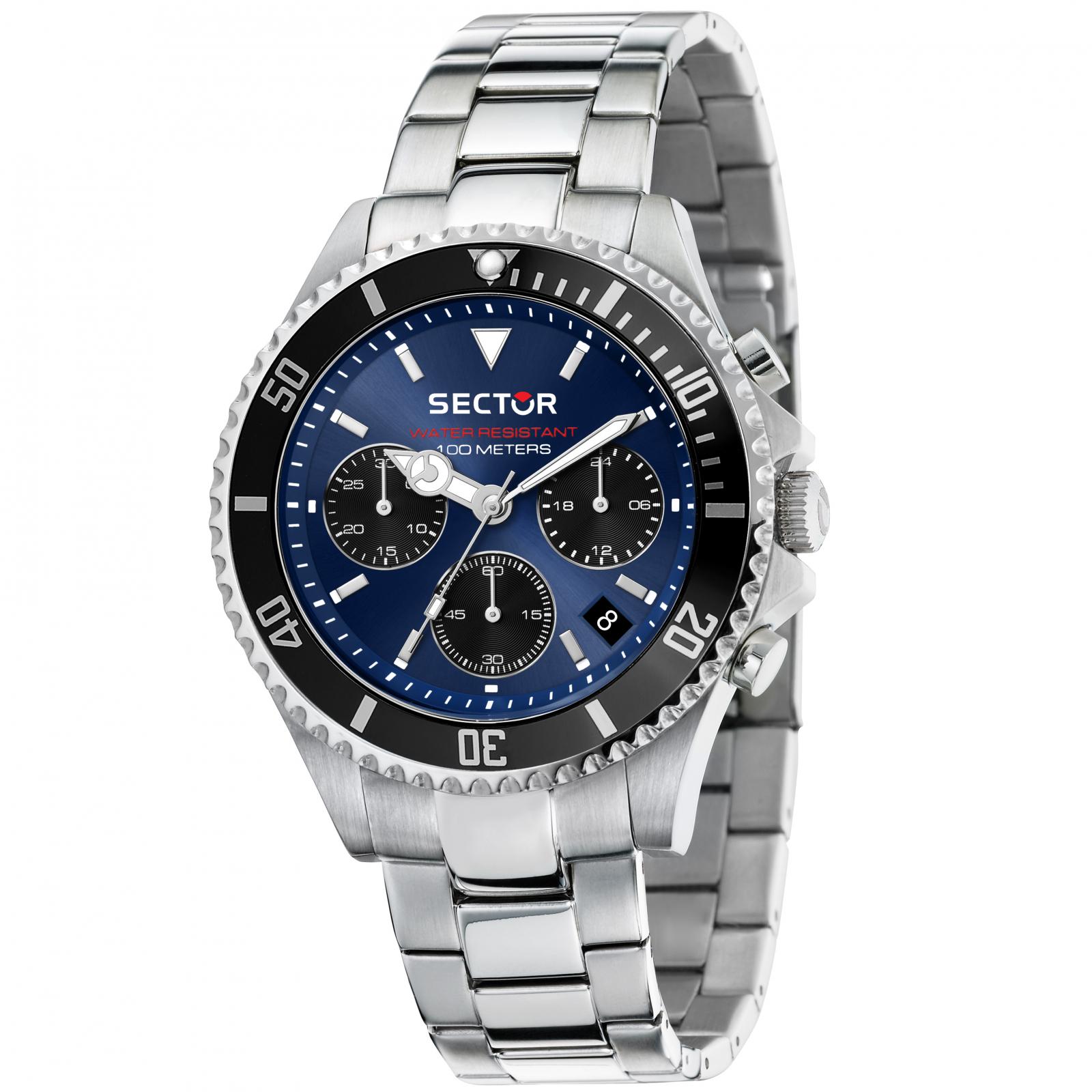 Ceas barbatesc Sector R3273661027 Quartz Argintiu