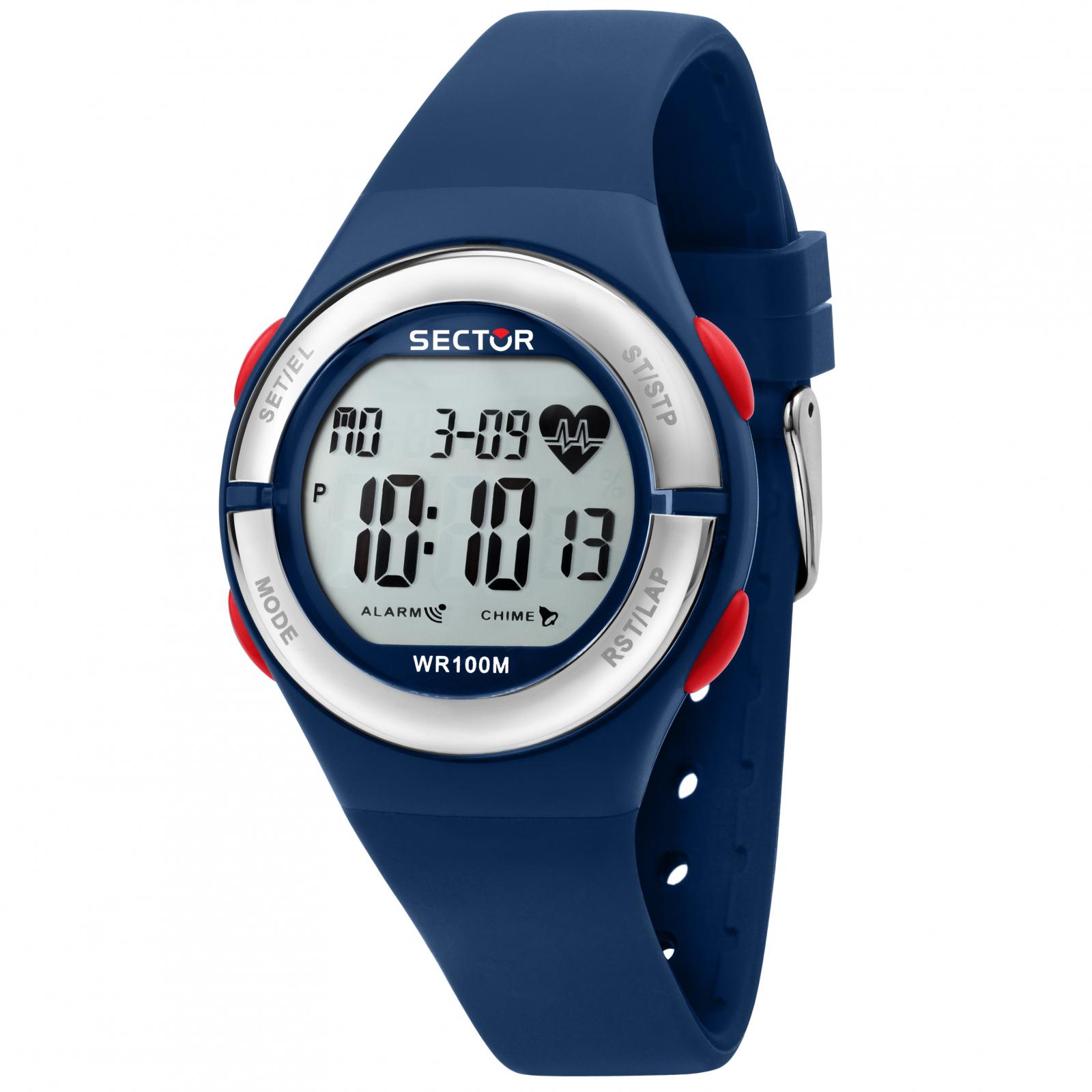 Ceas barbatesc Sector R3251279004 Quartz Argintiu, Albastru