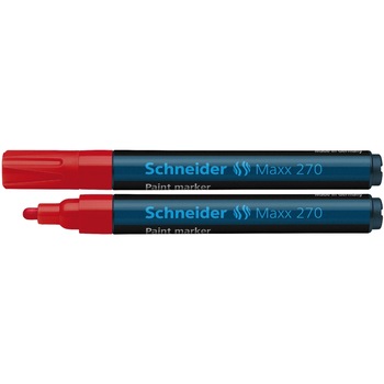 Marker cu vopsea Schneider 270, 1-3 mm, Rosu Marker cu vopsea Schneider 270, 1-3 mm, Rosu