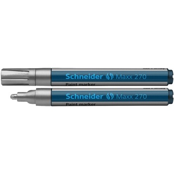 Marker cu vopsea Schneider 270, 1-3 mm, Argintiu Marker cu vopsea Schneider 270, 1-3 mm, Argintiu