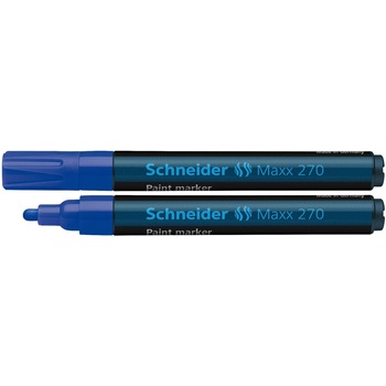 Marker cu vopsea Schneider 270, 1-3 mm, Albastru