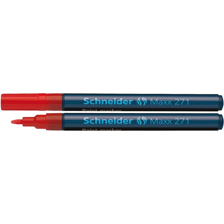 Маркер Schneider 271, 1-2 мм, Червен