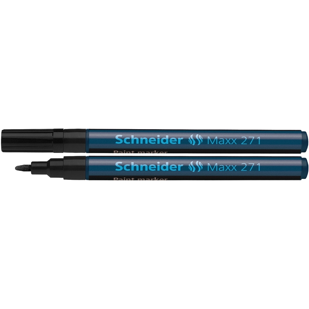Marker cu vopsea Schneider 271, 1-2 mm, Negru